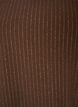 Kurzes A-Linien-Kleid mit Glitzerstreifen, Braun, Packshot image number 2