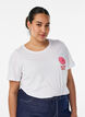 T-Shirt mit Print, Wei&szlig;, Model image number 0