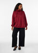 Sweatshirt mit Stehkragen und Taschen, Rot, Model image number 1