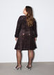 Kurzes Kleid mit Pailletten in A-Linie, Braun, Model image number 2