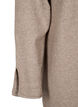 Strickkleid mit Rundhalsausschnitt und Schlitz, Desert Taupe Mel., Packshot image number 3