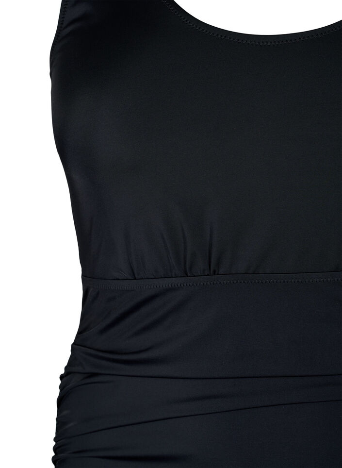 Badeanzug mit Bein, Schwarz, Packshot image number 2