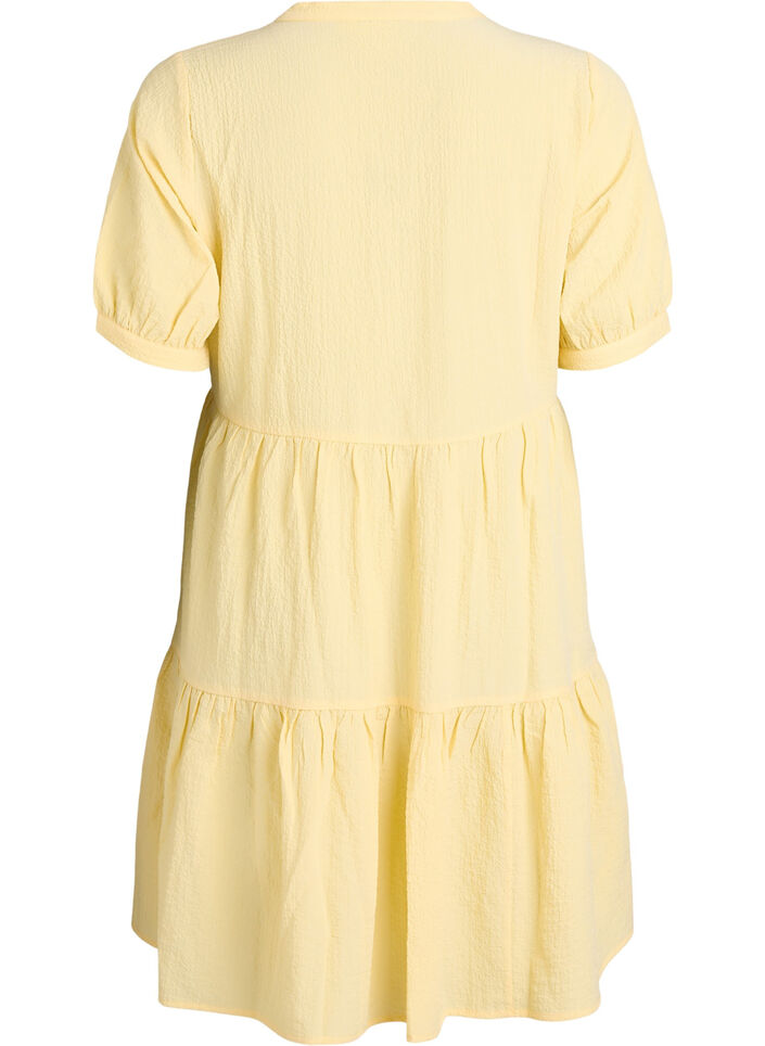 Kurzes A-Linien-Kleid, Gelb, Packshot image number 1