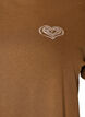 T-Shirt aus Baumwolle mit Print, Braun, Packshot image number 2