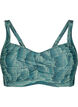 Wattierter Bikini-Oberteil mit Print, Gr&uuml;n, Packshot image number 0