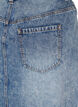 Denim-Maxirock mit vorderem Schlitz, Blau, Packshot image number 3