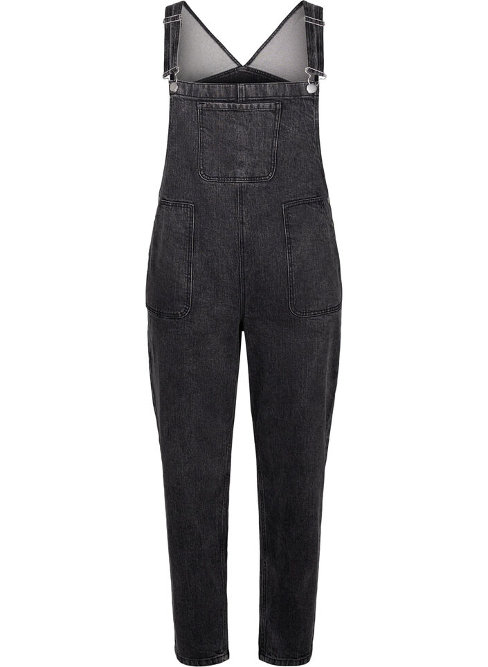 Jeans-Overall, Dark Grey Denim, Packshot image number 0
