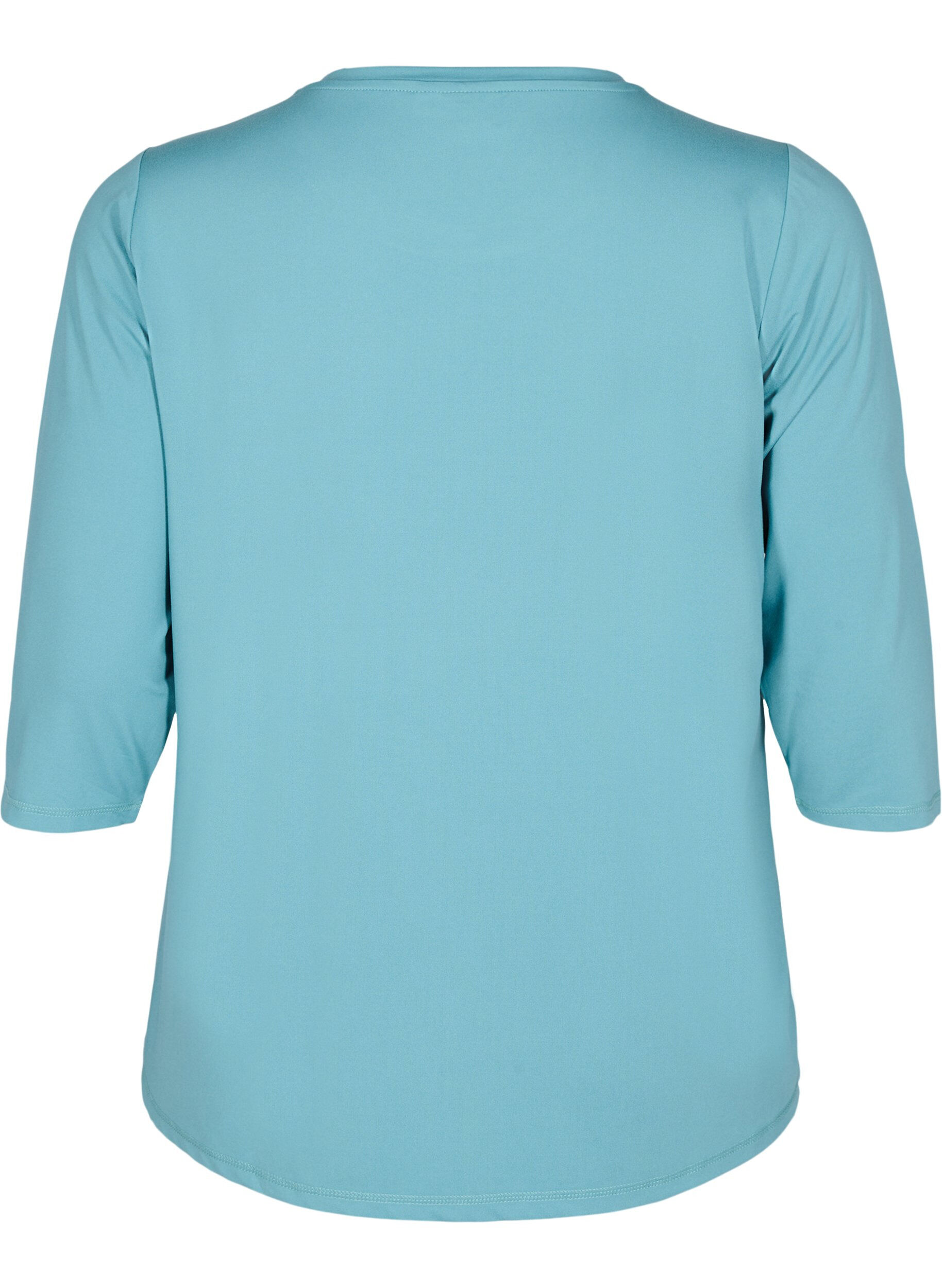 ZizziTrainingstop mit 3/4-&Auml;rmeln., Blau, Packshot image number 1