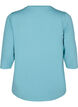 Trainingstop mit 3/4-&Auml;rmeln., Blau, Packshot image number 1
