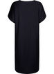 Kleid aus Viskose mit V-Ausschnitt, Schwarz, Packshot image number 1