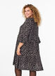 Kurzes A-Linien-Kleid mit Leopardenmuster, Grau, Model image number 2
