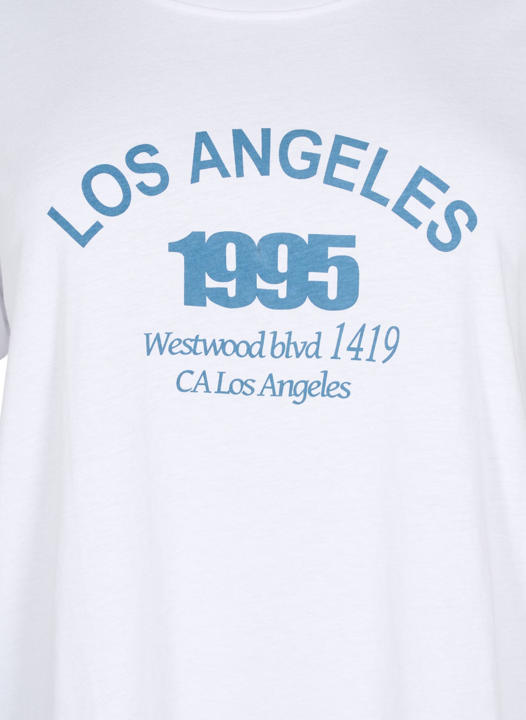 Zizzi FLASH - T-Shirt mit Print, Wei&szlig;, Packshot image number 2