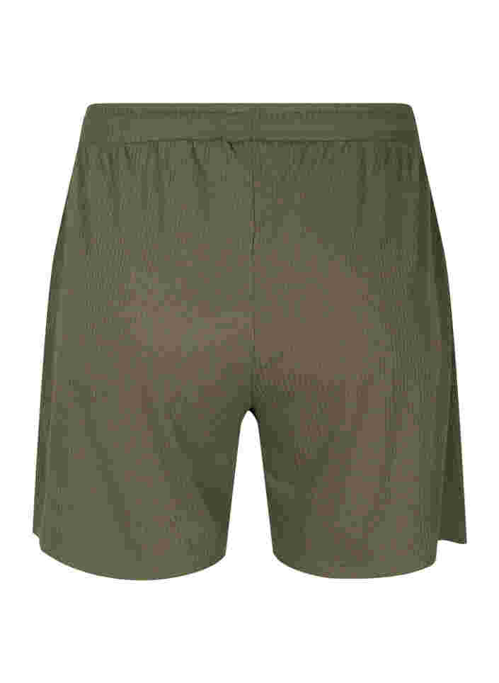 Shorts aus Rippqualität mit Taschen, Dusty Olive, Packshot image number 1