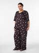 Hose aus Viskose mit Polka Dots und weitem Bein, Braun, Model image number 1
