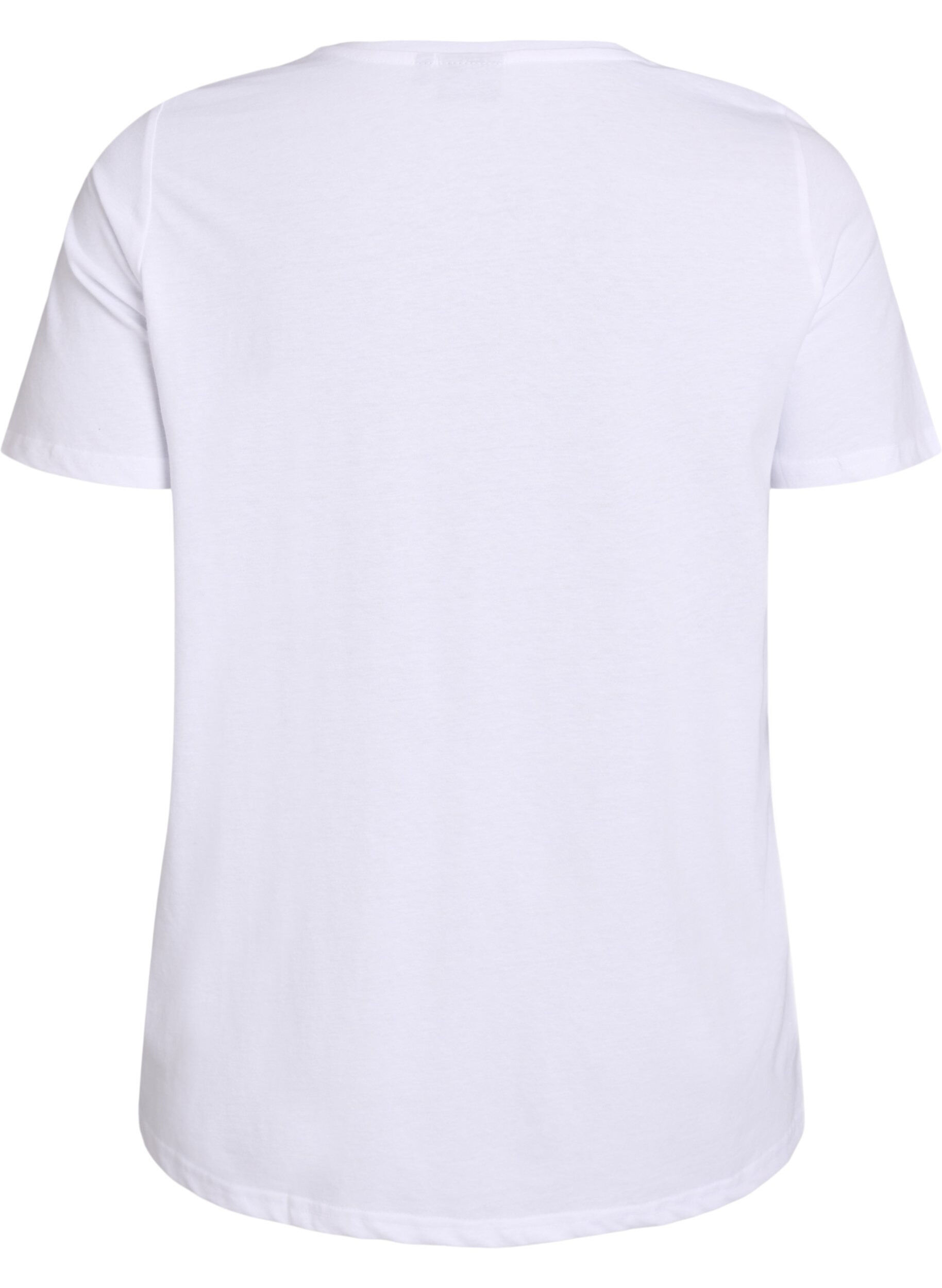 ZizziT-Shirt mit Print, Wei&szlig;, Packshot image number 1