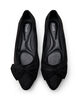 Extra-Weite - Ballerina-Pumps mit Schleife, Schwarz, Packshot image number 2
