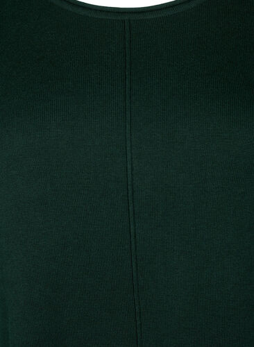 Gestrickte Bluse aus Baumwoll-Viskose-Mischung, Scarab, Packshot image number 2