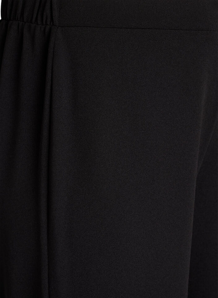 Hose mit weitem Bein, Schwarz, Packshot image number 2