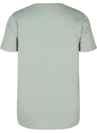 T-Shirt aus Baumwolle mit Print, Silver Blue Wolf, Packshot image number 1