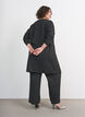 Hose aus Boucl&eacute; mit geradem Bein, Schwarz, Model image number 1
