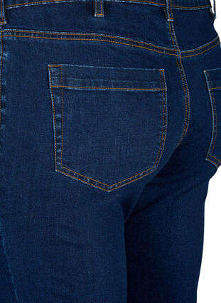 Slim Fit Emily Jeans mit normaler Taille., Dark blue, Packshot image number 3