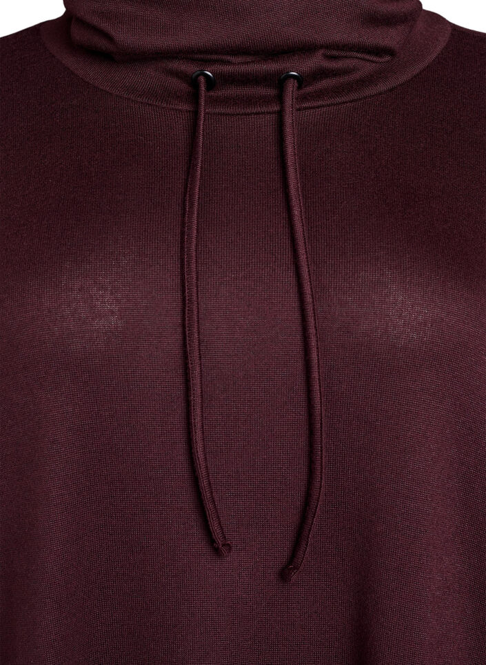 Hochgeschlossenes Jerseykleid mit Taschen, Rot, Packshot image number 2