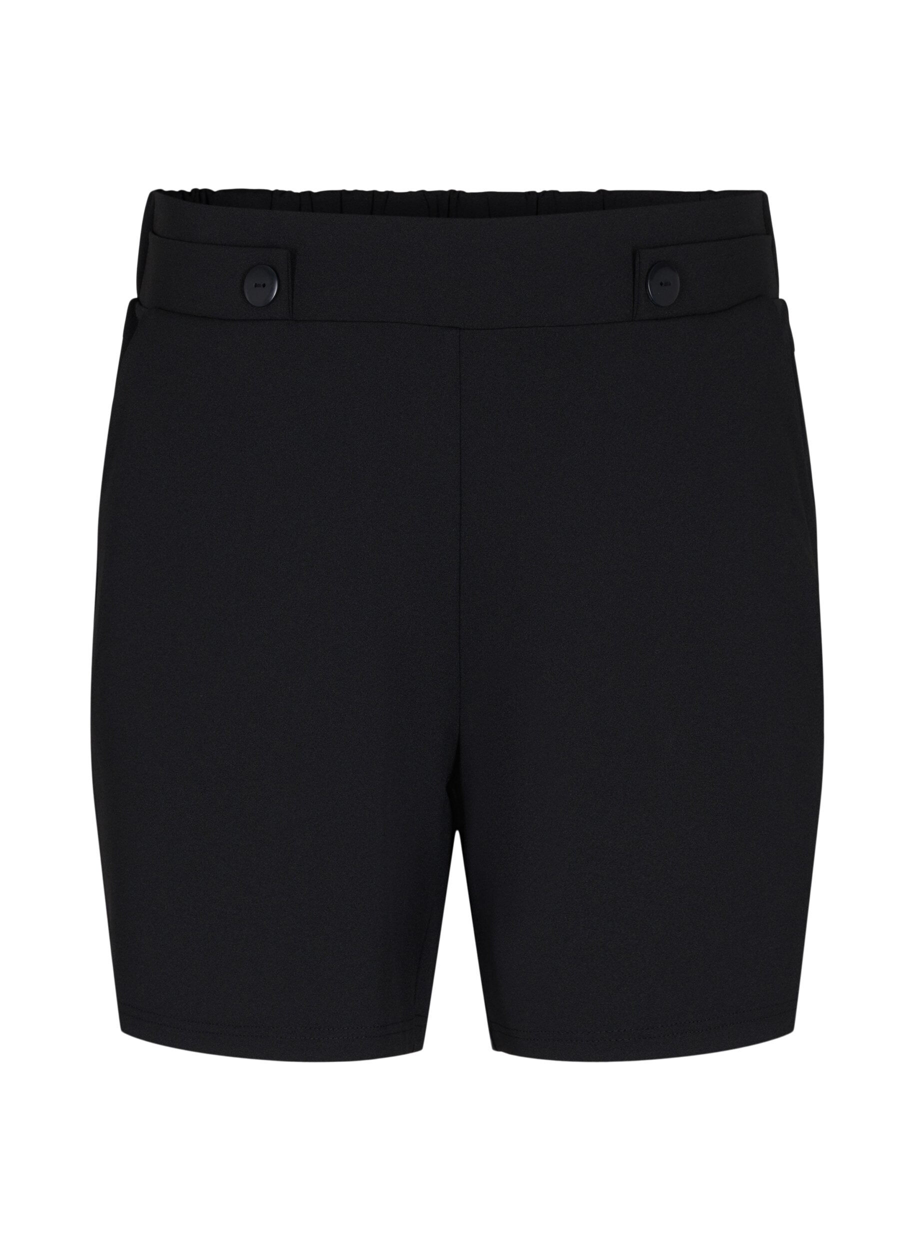 ZizziShorts mit Taschen und lockerer Passform, Schwarz, Packshot image number 0