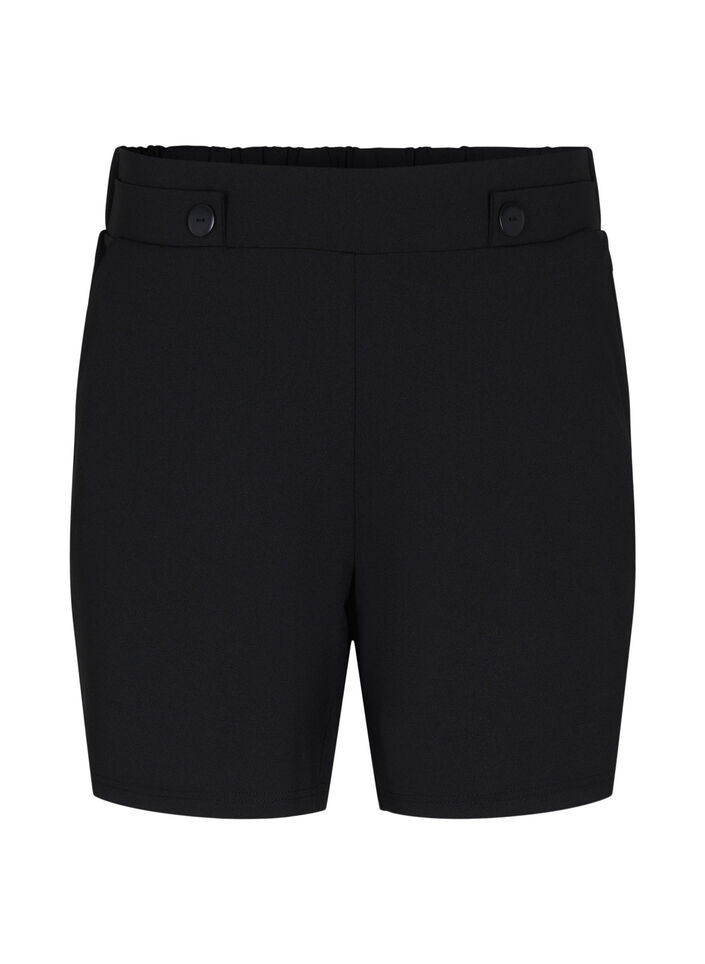 Shorts mit Taschen und lockerer Passform, Schwarz, Packshot image number 0