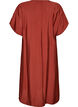 Kleid aus Viskose mit V-Ausschnitt, Rot, Packshot image number 1
