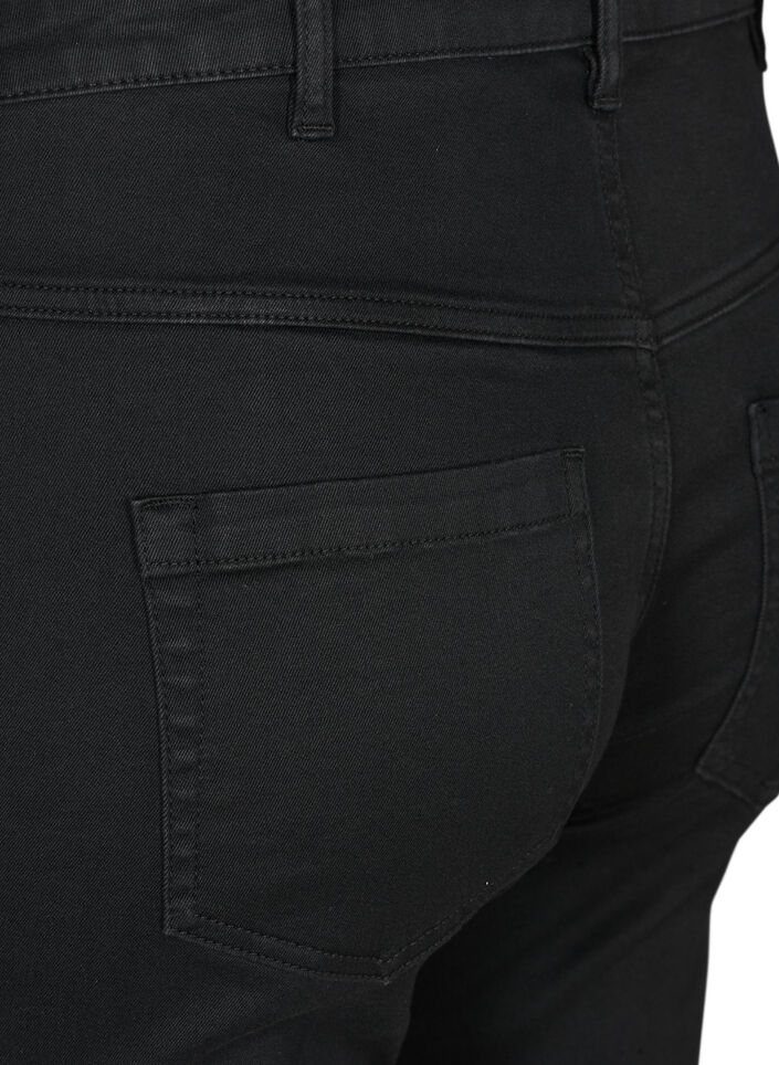 Slim Fit Emily Shorts mit normaler Taille, Schwarz, Packshot image number 2