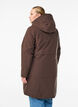 Winterjacke mit verstellbarer Taille, Braun, Model image number 1