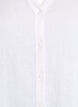 Lange Bluse aus Leinen und Viskose, Wei&szlig;, Packshot image number 2