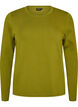 Langarm-Basic-T-Shirt mit Rundhalsausschnitt, Gr&uuml;n, Packshot image number 0