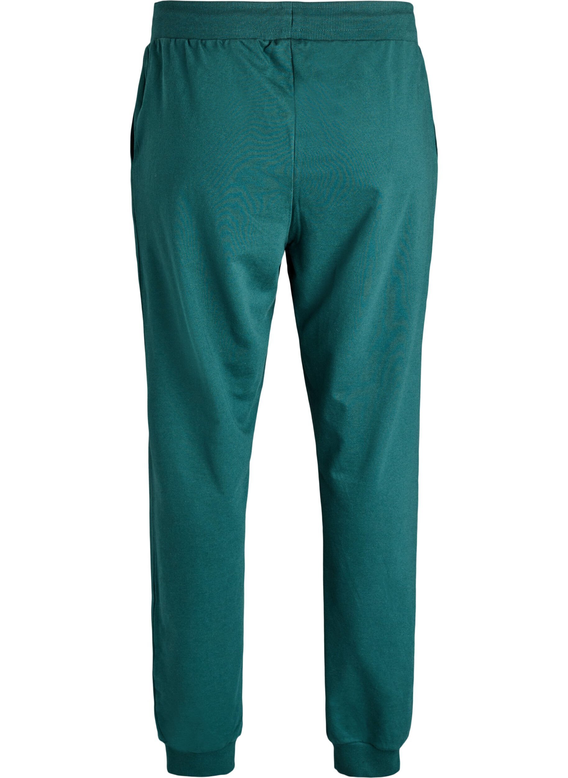 Zizzi Hoch taillierte Sweatpants aus Baumwolle, Gr&uuml;n, Packshot image number 1