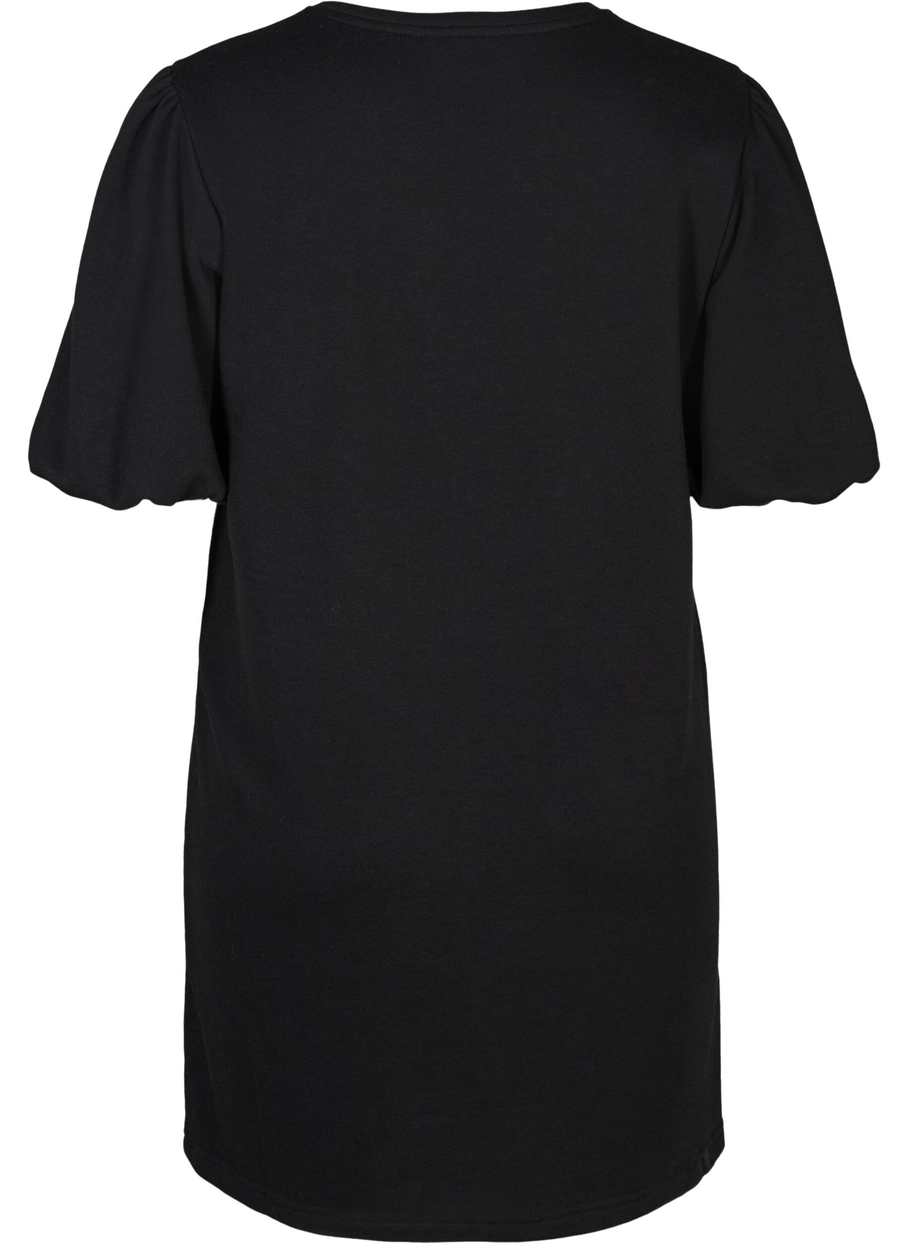 Zizzi Sweatkleid, Black, Packshot image number 1