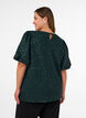 Paillettenbluse mit Ballon&auml;rmeln, Gr&uuml;n, Model image number 2
