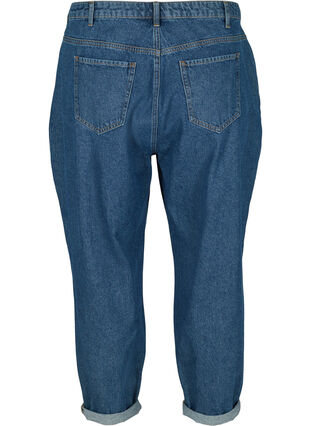 Slouchy Fit Jeans aus Baumwolle, Blue denim, Packshot image number 1
