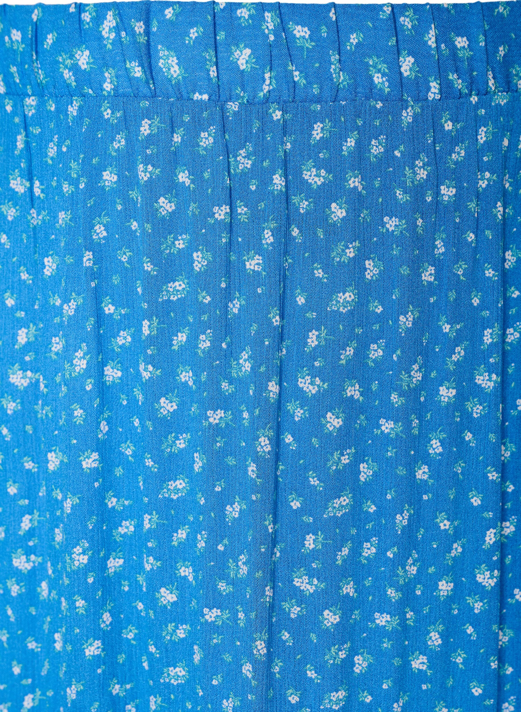 ZizziLanger Rock mit Gummizug am Bund, Blau, Packshot image number 2
