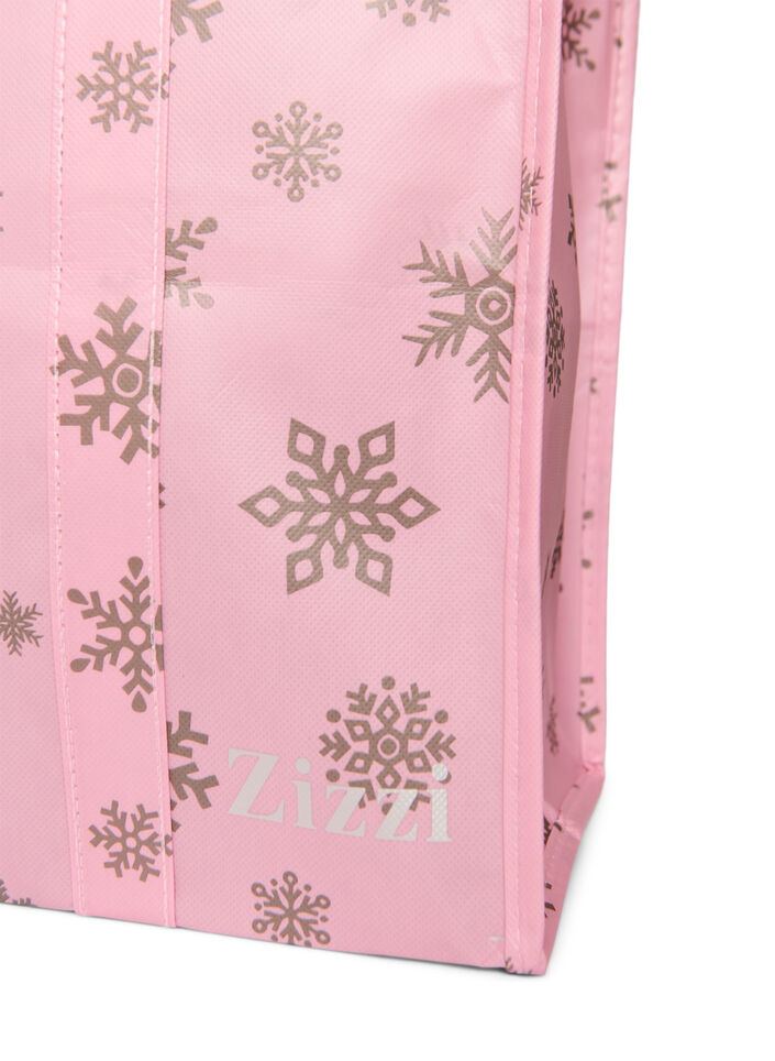 Einkaufstasche mit Rei&szlig;verschluss, Rot, Packshot image number 2