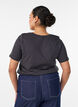 T-Shirt mit Print, Grau, Model image number 2