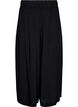 Culottes aus Viskose mit hoher Taille und weiten Beinen, Schwarz, Packshot image number 0