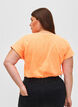 Neonfarbenes T-Shirt aus Baumwolle, Orange, Model image number 2