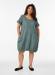 Kurzarm Kleid aus Baumwolle, Gr&uuml;n, Model image number 1
