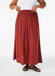 Maxirock aus Viskose mit Smock, Rot, Model image number 2