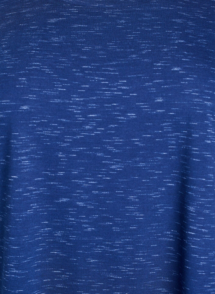 Lockerer Trainingstop mit kurzen Ärmeln, Blau, Packshot image number 2