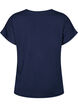 Locker sitzendes Trainings-T-Shirt mit V-Ausschnitt, Blau, Packshot image number 1