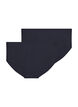 2-er Pack invisible Panties, Schwarz, Packshot image number 1