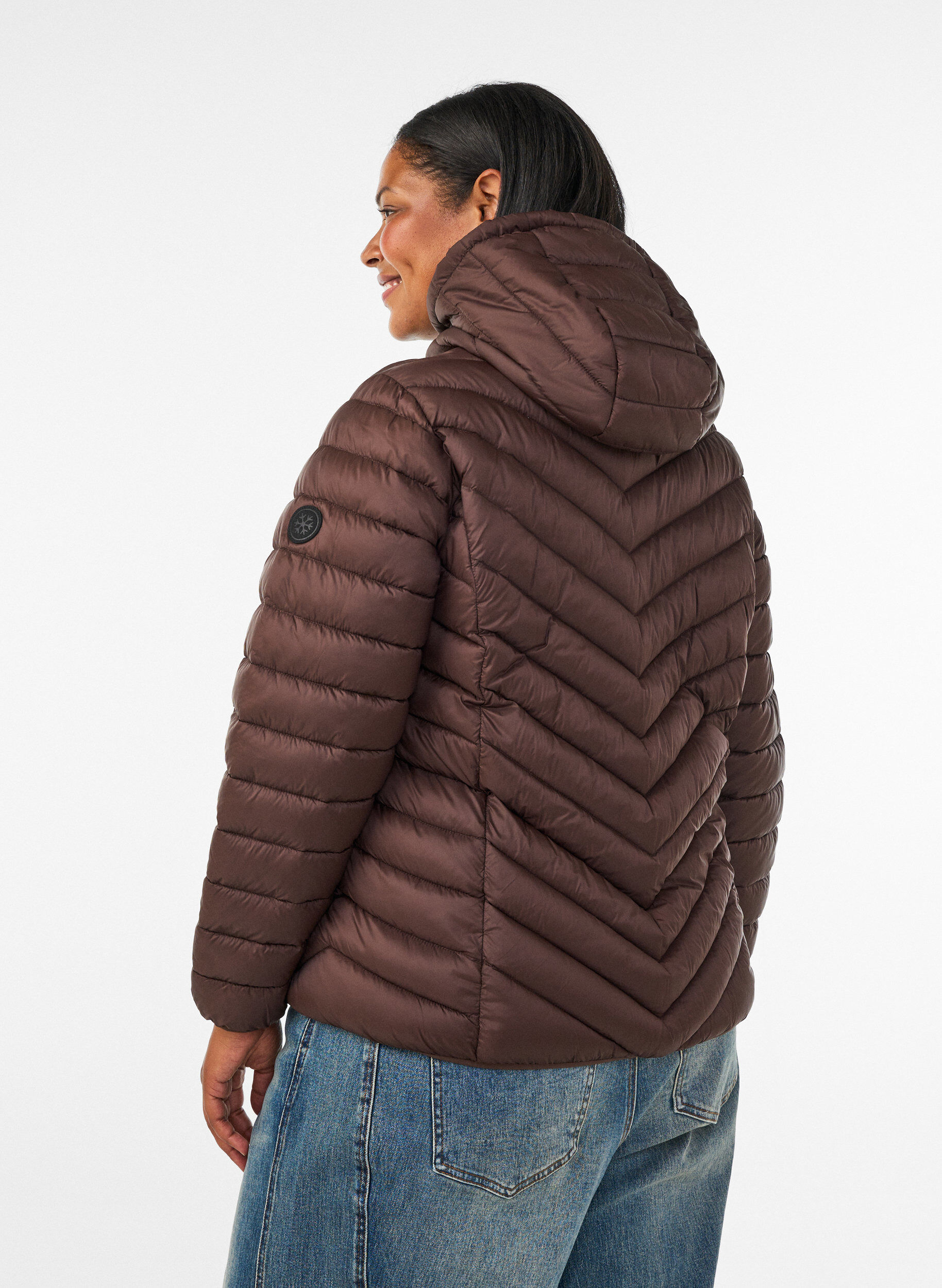 ZizziLeichte Kapuzenjacke, Braun, Model image number 2