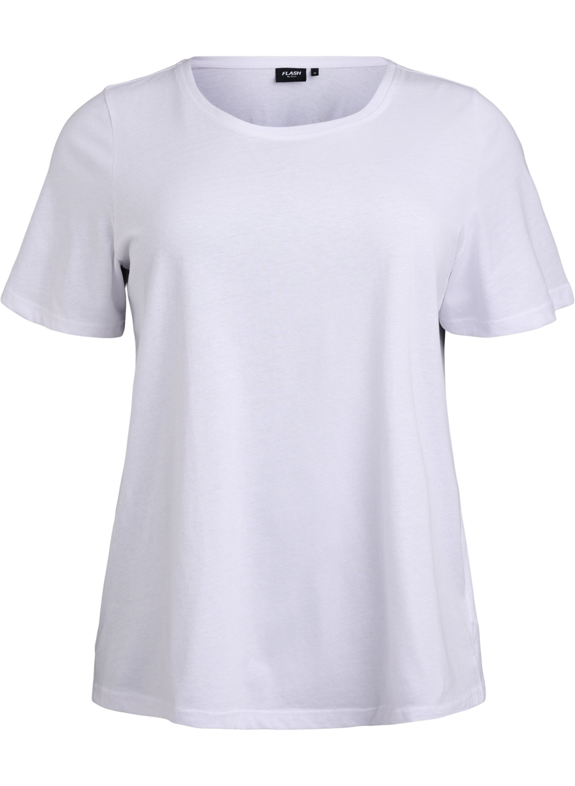 Zizzi FLASH - 2er-Pack T-Shirts mit Rundhalsausschnitt, Black/White, Packshot image number 3