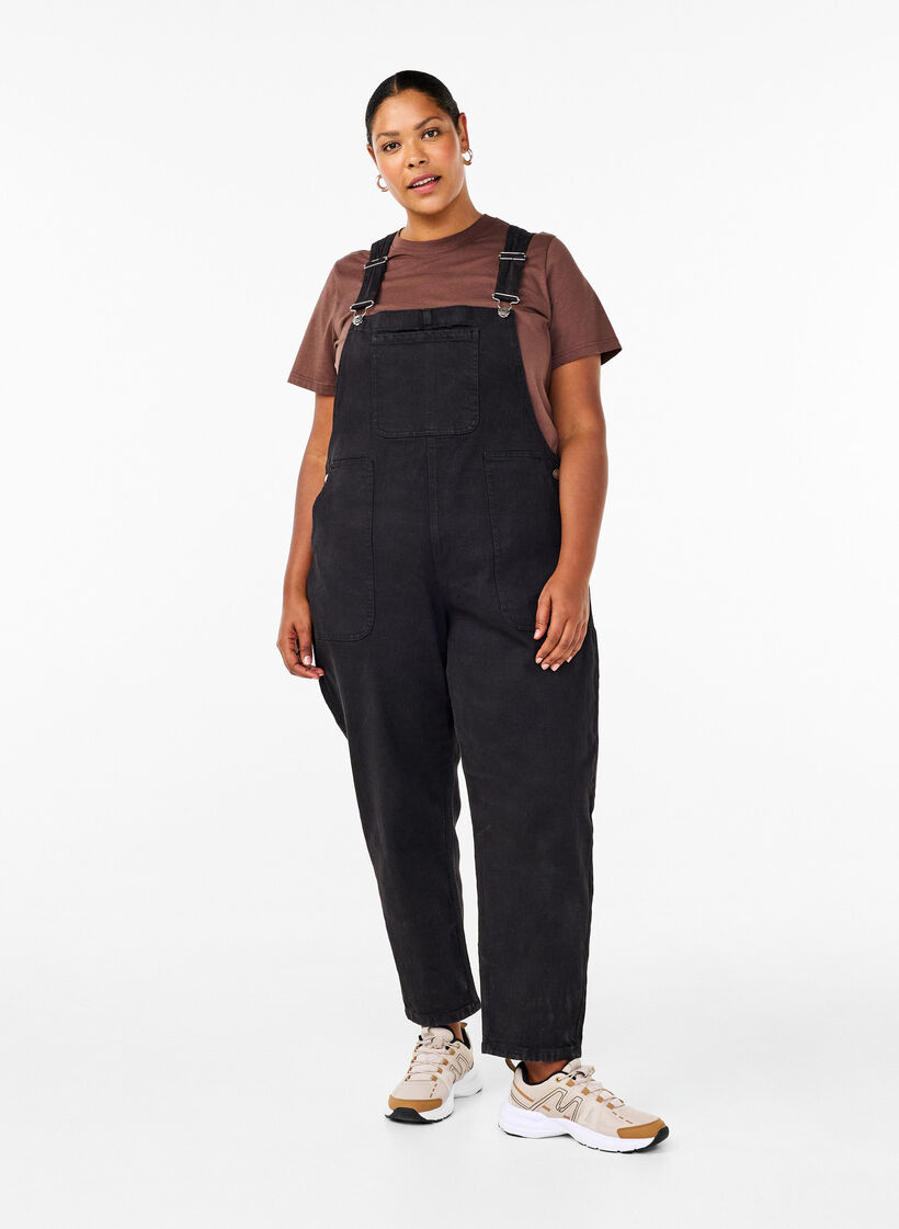 Jeans-Overall, Black, Model image number 0